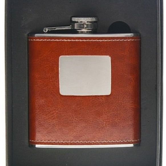 Pure Essence Greetings Dad Personalised Hip Flask - Bottles & Thermos - British D'sire Main image