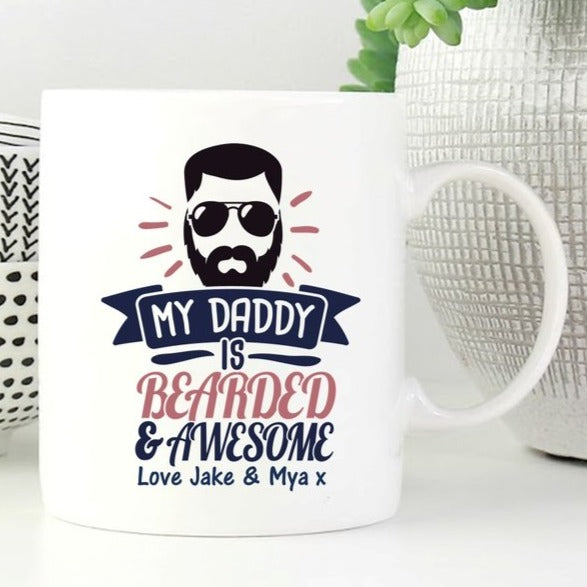 Pure Essence Greetings Dad Personalised Mug - Glasswares & Drinkwares - British D'sire