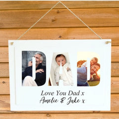 Pure Essence Greetings Dad Photo Collage Hanging Plaque - Signs & Plaques - British D'sire