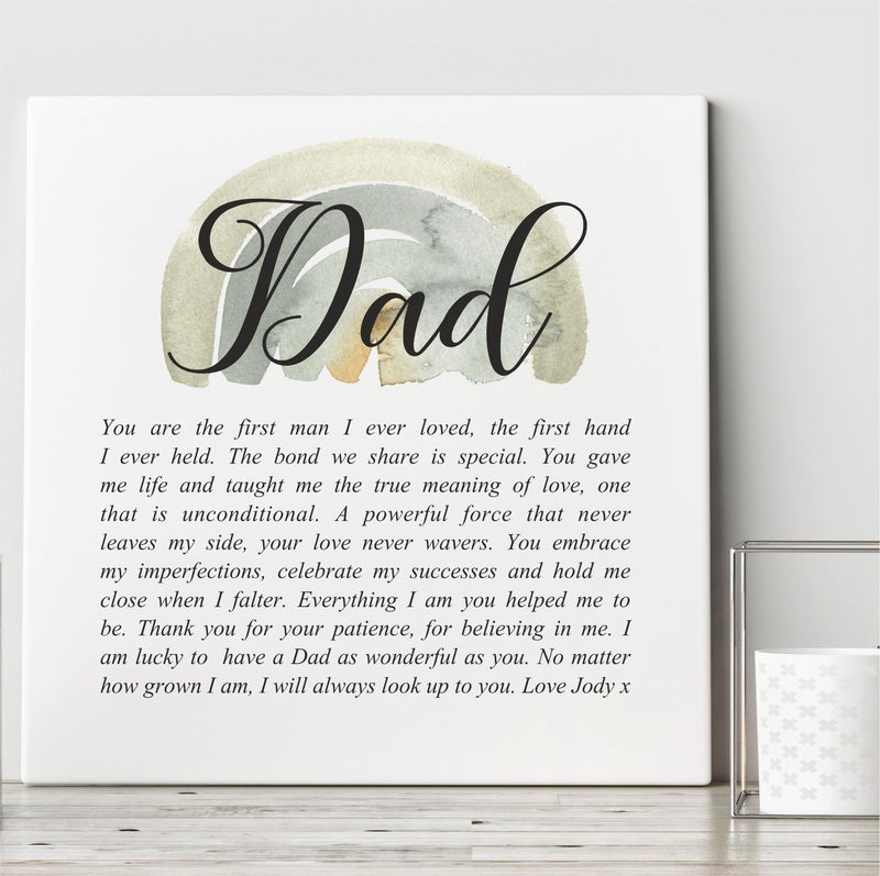 Pure Essence Greetings Everything I Am Dad Personalised Ceramic Plaque - Signs & Plaques - British D'sire