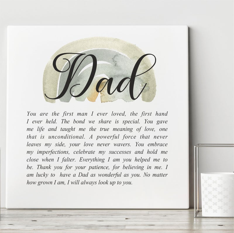 Pure Essence Greetings Everything I Am Dad Personalised Ceramic Plaque - Signs & Plaques - British D'sire