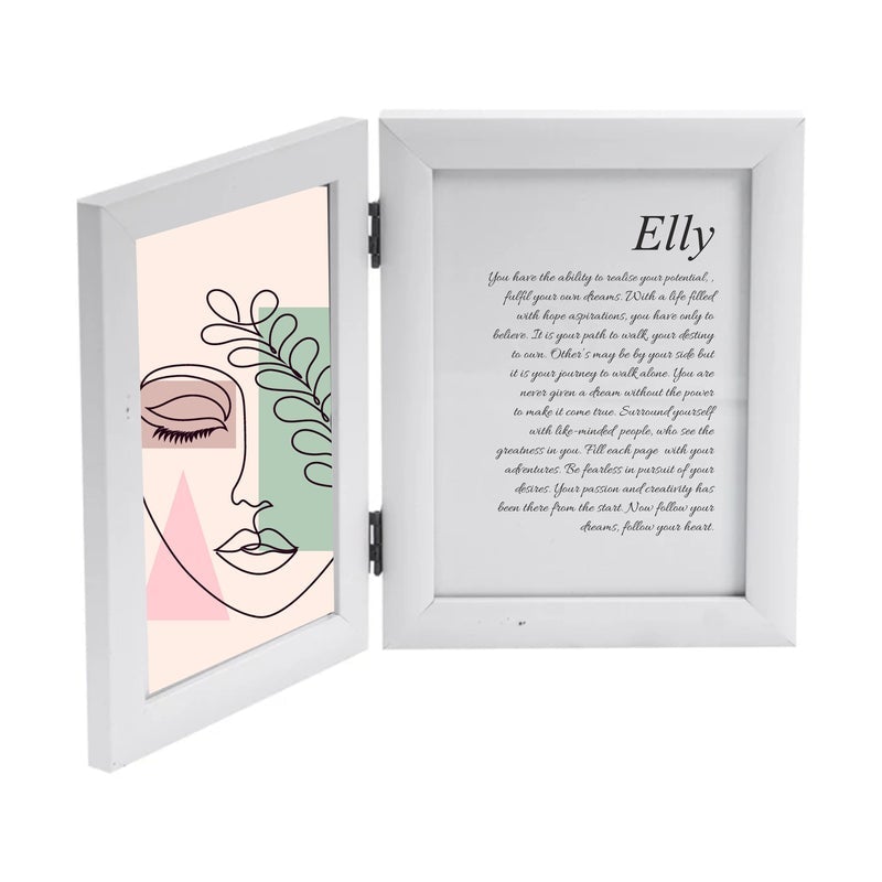 Pure Essence Greetings Follow Your Dreams Bedside Inspirational Framed Poem - Housings & Frames - British D'sire