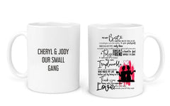 Pure Essence Greetings Friendship Personalised Mug (White) - Glasswares & Drinkwares - British D'sire