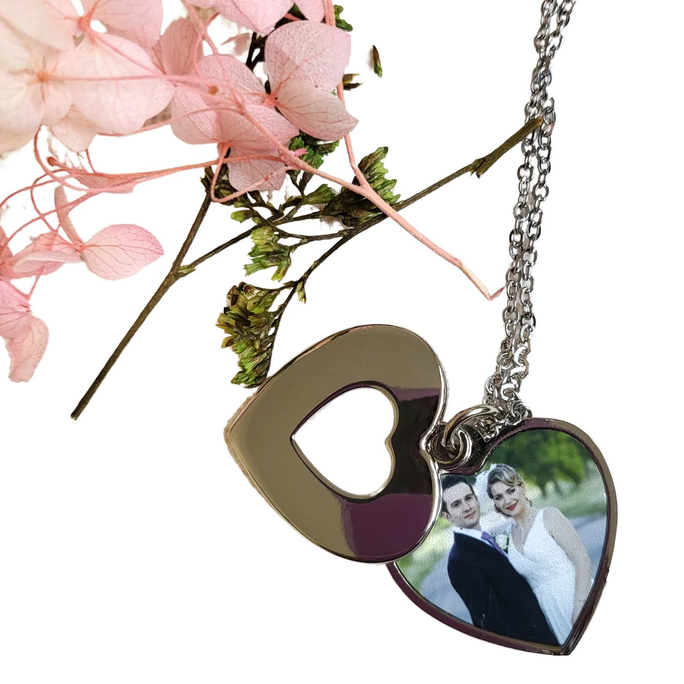 Pure Essence Greetings Love Heart Teddy Bear and Photo Locket Necklace Gift Set - Stuffed & Plush Animals - British D'sire