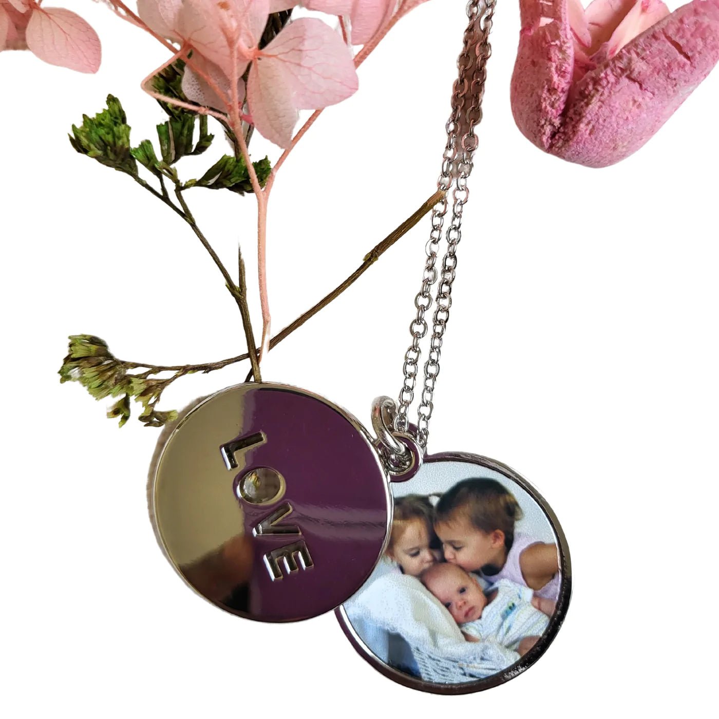 Pure Essence Greetings LOVE Teddy Bear and Photo Locket Necklace Gift Set - Stuffed & Plush Animals - British D'sire