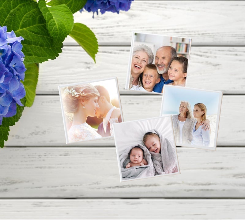 Pure Essence Greetings Mini Photo Plaques Fridge Magnets - Signs & Plaques - British D'sire