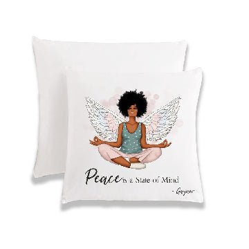 Pure Essence Greetings Peace Personalised Cushion - Cushions & Covers - British D'sire