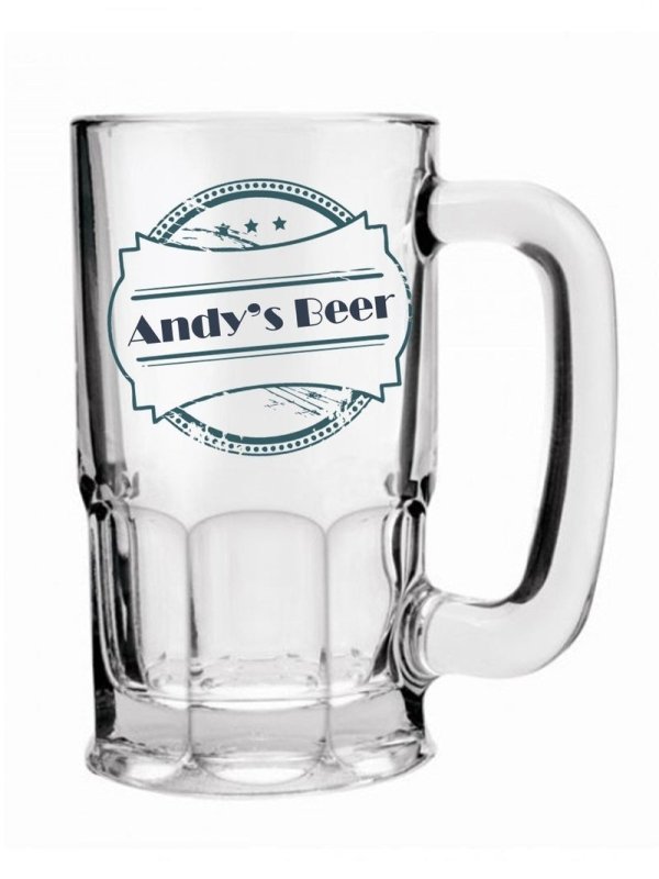 Pure Essence Greetings Personalised Beer Mug - Glasswares & Drinkwares - British D'sire Main image