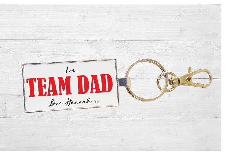 Pure Essence Greetings Personalised Dad Keyring - Keychains - British D'sire Main image