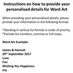 Pure Essence Greetings Personalised Dad Word Art Keepsake Mini Wallet Card - Wallet Cards - British D'sire