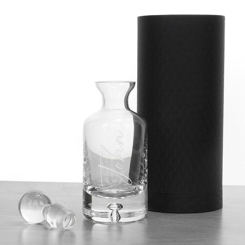 Pure Essence Greetings Personalised Engraved Decanter - Glasswares & Drinkwares - British D'sire