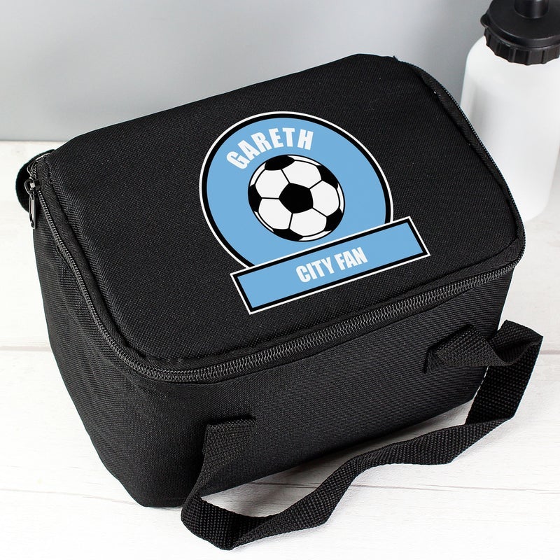 Pure Essence Greetings Personalised Football Fan Lunch Bag - Lunchboxes - British D'sire