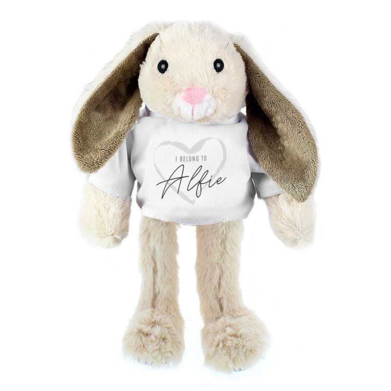 Pure Essence Greetings Personalised 'I Belong To' Bunny Rabbit - Stuffed & Plush Animals - British D'sire