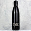 Pure Essence Greetings Personalised Initials Metal Insulated Drinks Bottle (Black) - Bottles & Thermos - British D'sire