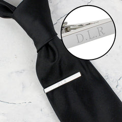 Pure Essence Greetings Personalised Initials Tie Clip - Mens Fashion - British D'sire