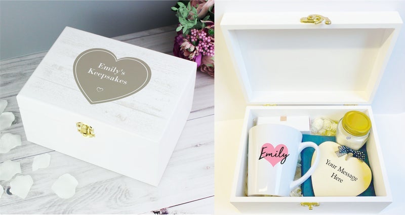 Pure Essence Greetings Personalised Keepsake Gift Box - Gift Bags & Boxes - British D'sire Main image