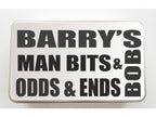 Pure Essence Greetings Personalised Keepsake Tin, Man Bits and Bobs - Men's Grooming - British D'sire