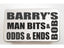 Pure Essence Greetings Personalised Keepsake Tin, Man Bits and Bobs - Men's Grooming - British D'sire