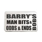 Pure Essence Greetings Personalised Keepsake Tin, Man Bits and Bobs - Mens Grooming - British D'sire