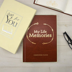Pure Essence Greetings Personalised Lifetime Memory Book - Personal Organizer - British D'sire