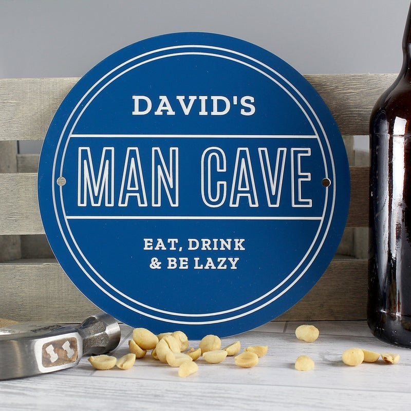 Pure Essence Greetings Personalised Man Cave Heritage Plaque - Signs & Plaques - British D'sire