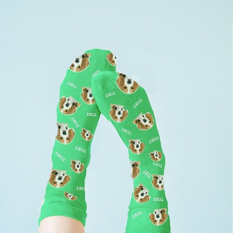 Pure Essence Greetings Personalised Pet Photo Socks - Women's Socks - British D'sire