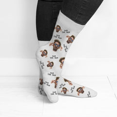 Pure Essence Greetings Personalised Photo Socks - Men's Socks - British D'sire