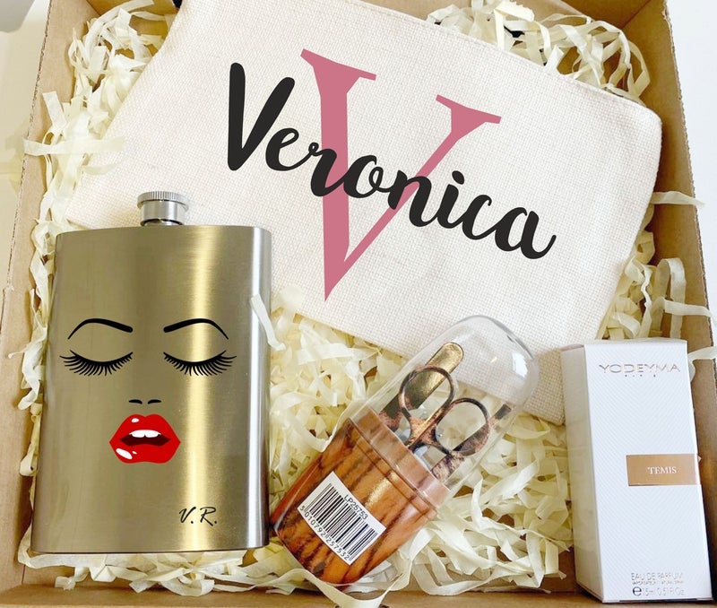 Pure Essence Greetings Personalised Postal Box Hamper Gift For Her - Gift Bags & Boxes - British D'sire