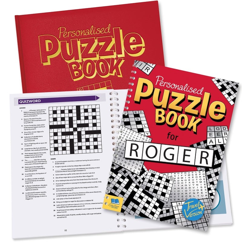 Pure Essence Greetings Personalised Puzzle Book - Learning & Education - British D'sire