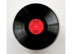 Pure Essence Greetings Personalised Round Tin Retro Vinyl Record Design - Gift Bags & Boxes - British D'sire