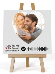 Pure Essence Greetings Personalised Scan and Play Photo Ceramic Plaque - Signs & Plaques - British D'sire