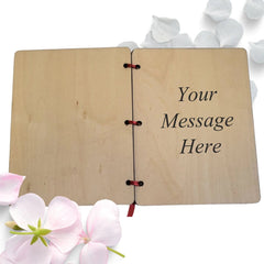 Pure Essence Greetings Personalized Wood Photo Card - Greeting Cards - British D'sire