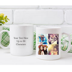 Pure Essence Greetings Photo Collage Mug Own Text - Glasswares & Drinkwares - British D'sire