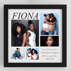 Pure Essence Greetings Sister Personalised 5 Images Photo Collage - Housings & Frames - British D'sire