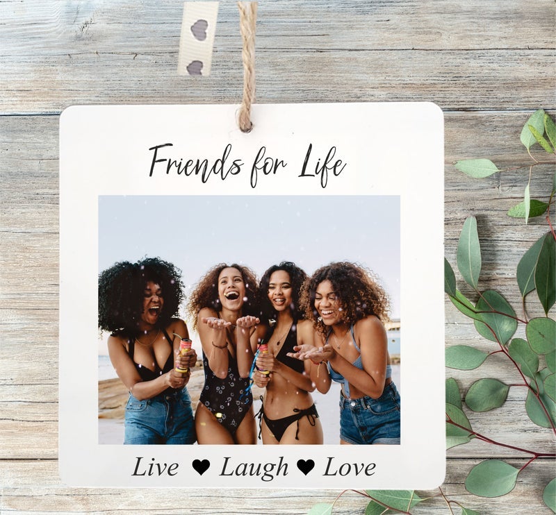 Pure Essence Greetings Sml Gift Tag Photo Plaque - Signs & Plaques - British D'sire