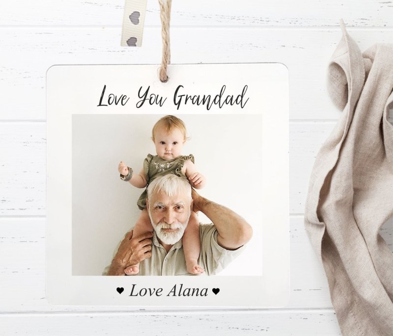 Pure Essence Greetings Sml Gift Tag Photo Plaque - Signs & Plaques - British D'sire