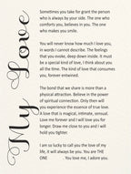 Pure Essence Greetings The One Personalized Love Poem Scroll - Personalised Gifts - British D'sire