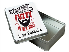 Pure Essence Greetings The 'Other Half' Bearded Personalised Tin - Gift Bags & Boxes - British D'sire