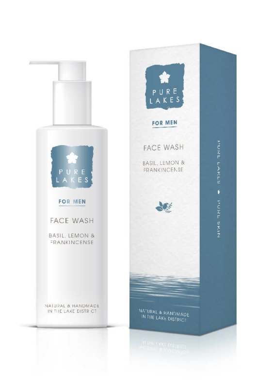 Pure Lakes Basil, Lemon & Frankincense Face Wash 250ml - Face Care - British D'sire