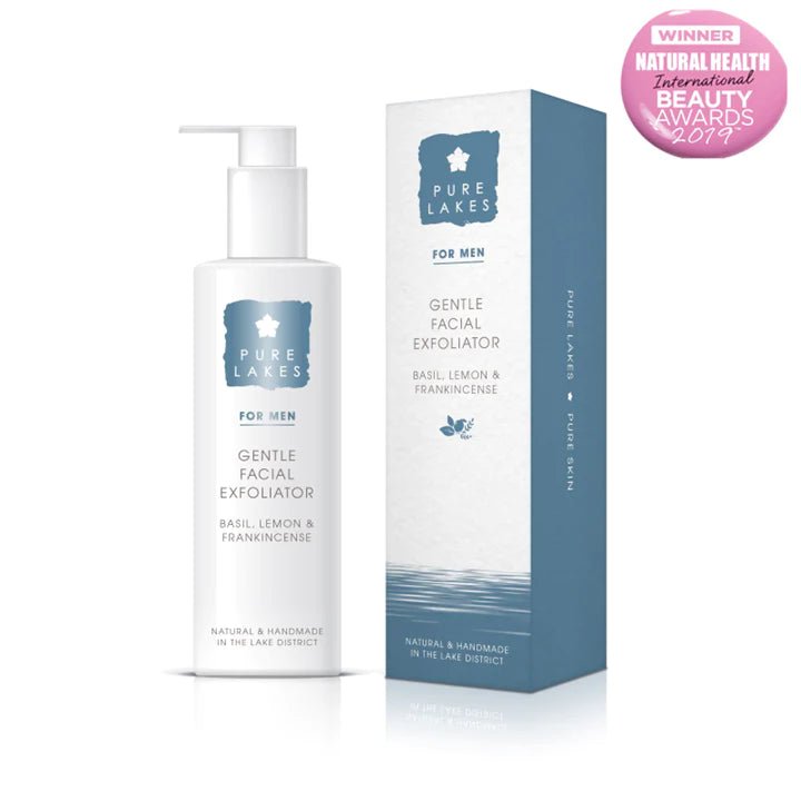 Pure Lakes Basil, Lemon & Frankincense Gentle Facial Exfoliator 250ml - Face Care - British D'sire Main image