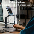 R-JUST HZ40 Mechanical Lift Tablet Desktop Stand(Black) - Tablet Desktop Stand - British D'sire