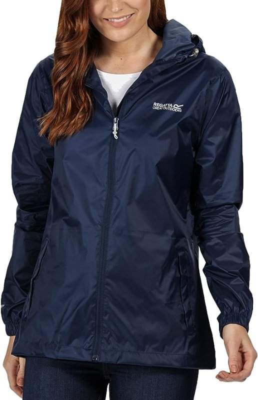 Regatta Womens Pack It III Waterproof Hooded Packable Jacket - British D'sire Main image