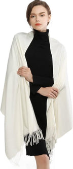 RIIQIICHY Ladies Scarves Pashmina Shawls and Wraps for Wedding Scarfs for Women Winter - Cool Women's Scarves - British D'sire