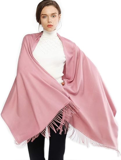 RIIQIICHY Ladies Scarves Pashmina Shawls and Wraps for Wedding Scarfs for Women Winter - Cool Women's Scarves - British D'sire