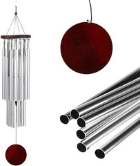 Risunpet Wind Chimes, Wind Chimes for Garden, Wind Chimes Outdoor, Soothing Melodies for Outdoor Serenity,18 Aluminum Alloy Tubes Wind Chimes for Garden Patio Backyard Home Decor - British D'sire