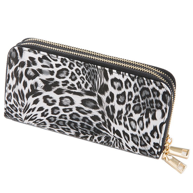 Rivolii Black & White Polyurethane Women's Wallet - Women's Wallets - British D'sire