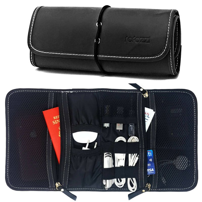 Rofozzi Sleek Tech Organiser - Black - Mobile Cases & Covers - British D'sire
