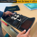 Rofozzi Sleek Tech Organiser - Black - Mobile Cases & Covers - British D'sire