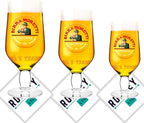 Roxley X3 Moretti Multi Pack Moretti Pint Moretti Schooner Moretti Half Also Comes with 3 Branded Beer Lager Mats - British D'sire