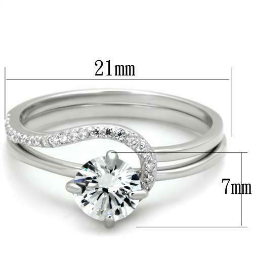 Jewellery Kingdom  Details about   Ladies ring set sterling silver cz engagement wedding band 2p 15ct handmade 336